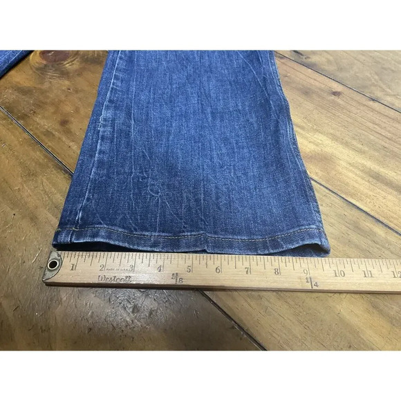 Wrangler Retro Slim Boot Cut Stretch Jeans Mens Size 42X32 Dark Wash - Picture 8 of 9